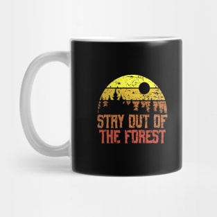 Stay out of the forest retro vintage gift Mug